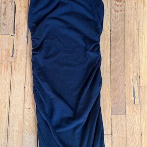 Reformation High-neck Ruched Mini Dress